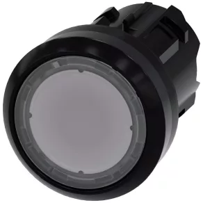   Cap de buton luminos Siemens 3SU1001-0AA70-0AA0, transparent, cu blocare, Sirius