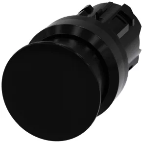   Cap de buton Siemens 3SU1000-1AD10-0AA0, buton de 30 mm, negru Sirius