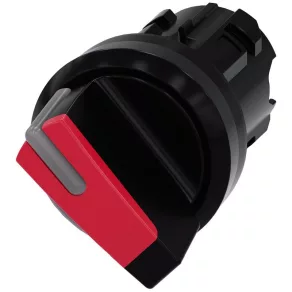   Cap de comutator luminos Siemens 3SU1002-2BF20-0AA0, cu 2 poziții, roșu Sirius