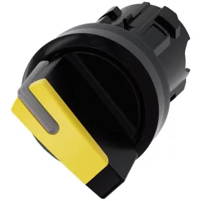  Cap de comutator luminos Siemens 3SU1002-2BF30-0AA0, cu 2 poziții, galben Sirius