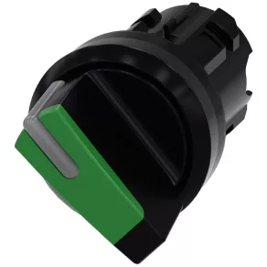   Cap de comutator luminos Siemens 3SU1002-2BF40-0AA0, cu 2 poziții, verde Sirius