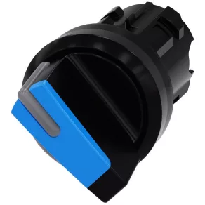   Cap de comutator cu indicator luminos Siemens 3SU1002-2BF50-0AA0, cu 2 poziții, albastru Sirius