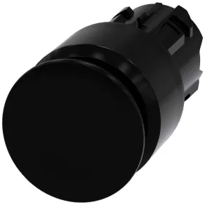   Cap de buton Siemens 3SU1000-1AA10-0AA0, 30 mm, negru, deblocare prin tragere, Sirius