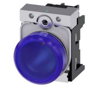   Siemens 3SU1152-6AA50-1AA0 lampă de semnalizare completă, albastră, 24 V c.a./c.c., metal, cu șurub Sirius