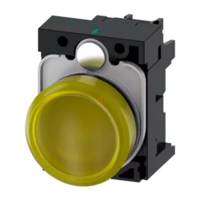   Semnalizator complet Siemens 3SU1102-6AA30-1AA0, galben, 24 V c.a./c.c., cu prindere prin șuruburi Sirius