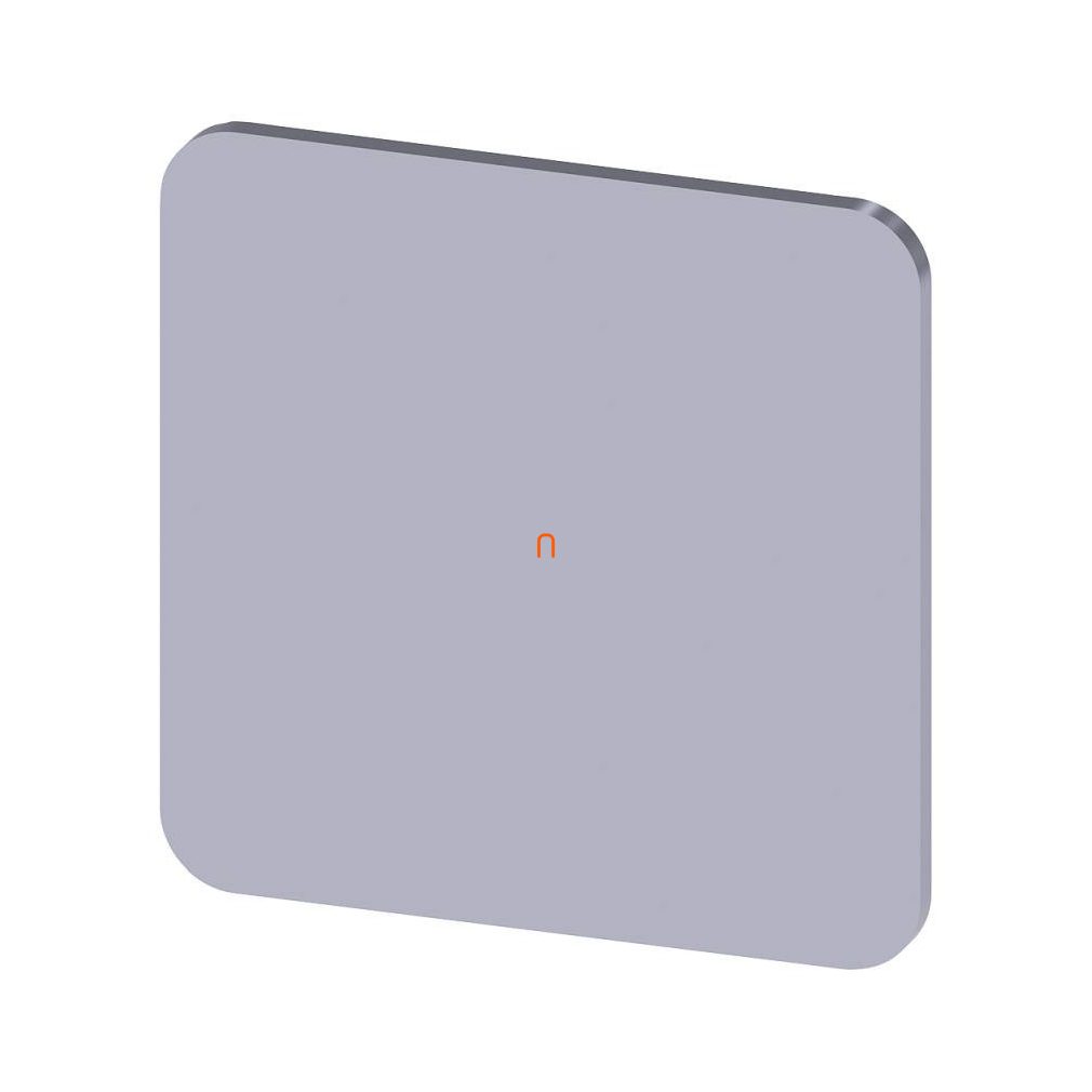 Siemens 3SU1900-0AF81-0AA0 etichetă 22 x 22 mm, argintiu/negru, fără inscripții, poate fi fixată prin lipire sau lipire cu adeziv