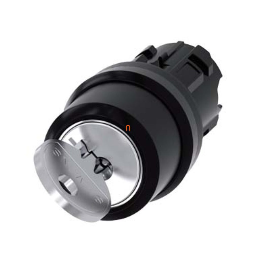 Siemens 3SU1000-4BC01-0AA0 comutator cu cheie, 2 poziții, cu revenire, cheie RONIS SB30, detașabil în poziția O, Sirius