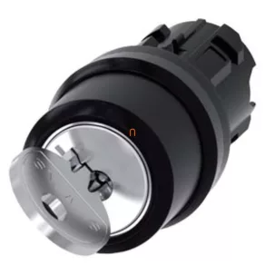   Cap de comutare cu cheie Siemens 3SU1000-4BC01-0AA0, cu 2 poziții, cu revenire automată, cheie RONIS SB30, detașabilă în poziția O, Sirius