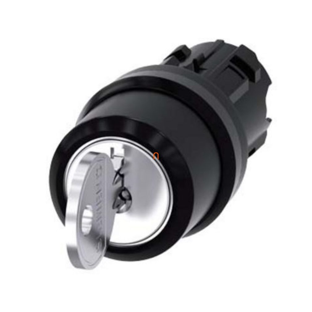 Siemens 3SU1000-4BL21-0AA0 cap de comutare cu cheie, 3 poziții, RONIS SB30, cheie detașabilă în poziția I Sirius