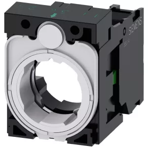  Cadru de fixare Siemens 3SU1500-1AA10-1BA0 (din plastic), cu contact 1NO, cu prindere prin șuruburi Sirius