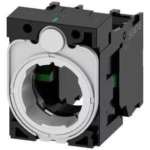   Cadru de fixare Siemens 3SU1500-1AA10-1NA0 (din plastic), cu contact 2NO, cu prindere prin șuruburi Sirius