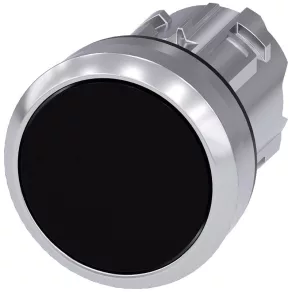   Cap de buton Siemens 3SU1050-0AA10-0AA0, negru, cu blocare, metalic Sirius