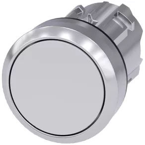   Cap de buton Siemens 3SU1050-0AA60-0AA0, alb, cu blocare, metalic Sirius