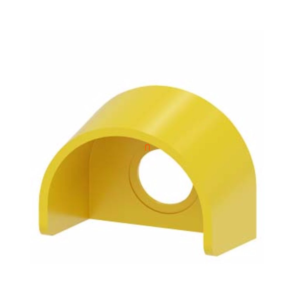 Siemens 3SU1900-0DY30-0AA0 protecție pentru buton de urgență, galben, plastic