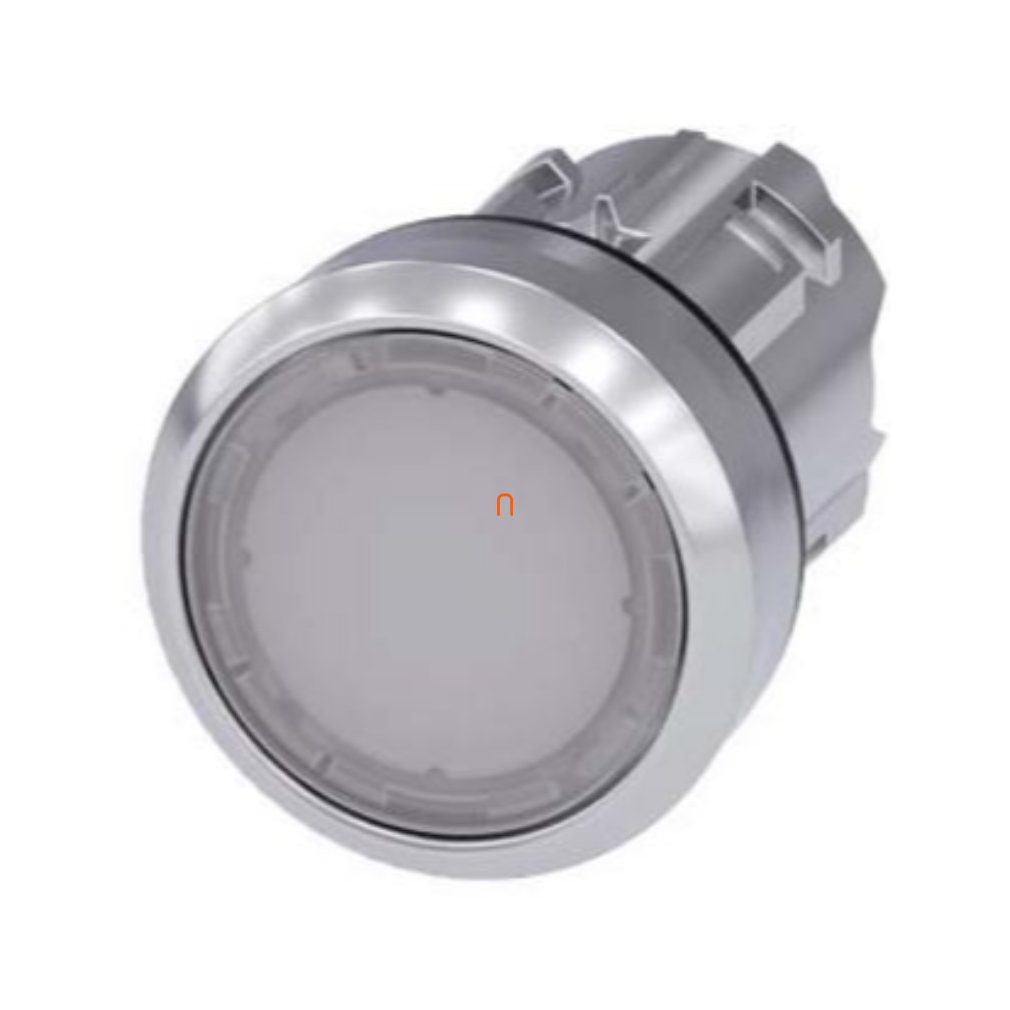 Siemens 3SU1051-0AB60-0AA0 buton iluminat, alb, metal Sirius