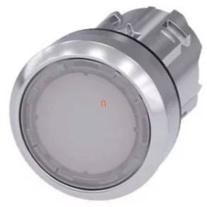   Siemens 3SU1051-0AB60-0AA0 cap de buton iluminat, alb, metal Sirius