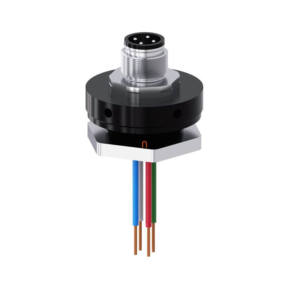 Siemens 3SU1930-0HC10-0AA0 M12 4P conector încastrabil, plastic, M20