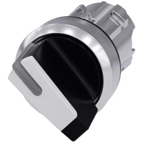   Cap de comutator Siemens 3SU1052-2BF60-0AA0, cu 2 poziții, alb, metalic Sirius