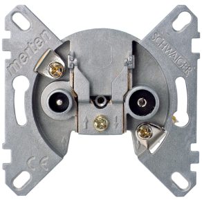 Priză Schneider Merten TV/R-SAT, tip traversant 466098