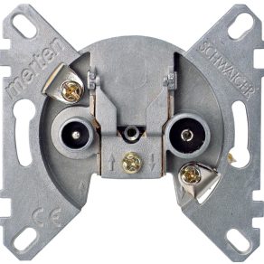   Priză Schneider Merten TV/R-SAT, curent continuu, capac de închidere 466099