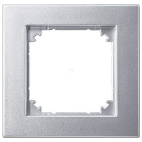 Cadru simplu Schneider Merten M-Plan, aluminiu 486160