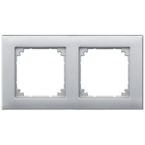 Cadru dublu Schneider Merten M-Plan, aluminiu 486260