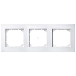 Rama triplă Schneider Merten M-Plan, alb mat 486319