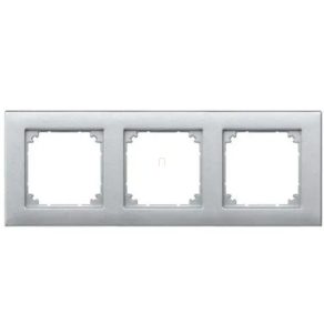 Cadru triplu Schneider Merten M-Plan, aluminiu 486360
