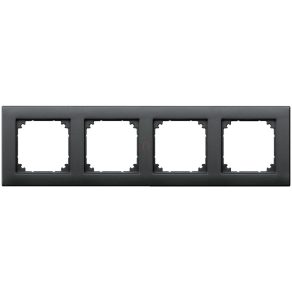 Cadru cvadruplu Schneider Merten M-Plan, antracit 486414