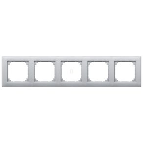 Schneider Merten M-Plan cu cinci rame, aluminiu 486560