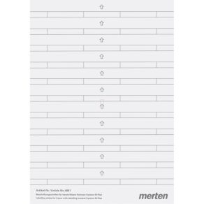 Set de etichete Schneider Merten M-Plan, 36 piese 486100