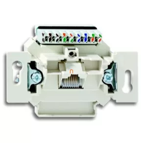  Basic55 0221-507 1xRJ45 Cat6 UTP priză, fără placă de acoperire și cadru, crem 2CKA000230A0399 ABB