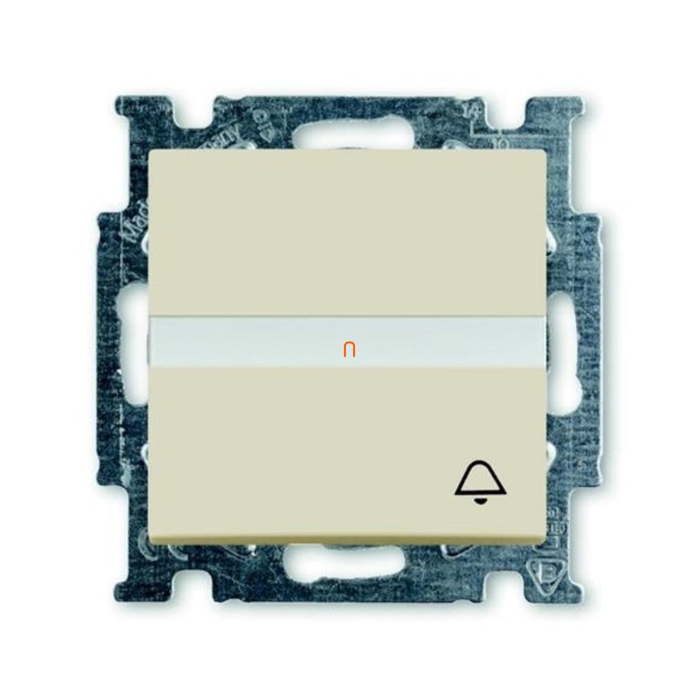 Basic55 2026 UCN/KL-92-507 Buton cu sonerie unipolar (N101 CSJ) fără cadru inscriptibil, crem 2CKA001413A1087 ABB