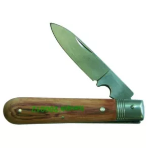 HAUPA 200012 cu mâner din lemn și lamă de 60 mm