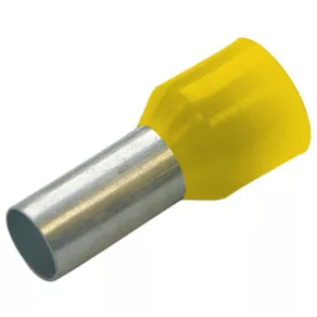 Manșon de capăt izolat 6/18 galben 270820 Haupa