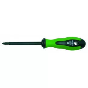   HAUPA 101550 Șurubelniță cu caneluri încrucișate, cu mâner din două componente, PZ1, 80 mm