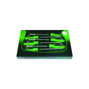   Set de chei tubulare cu mâner din două componente, 7 piese, HAUPA 101510