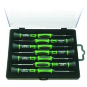   HAUPA 104000 Set de șurubelnițe pentru electronice, 7 piese