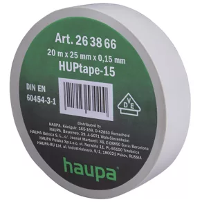 Bandă izolatoare 25 mm x 20 m, gri H-263866