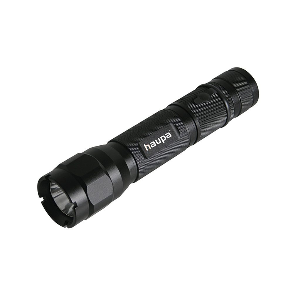 HAUPA 130316 LED zseblámpa 1x5W RC Torch IP65