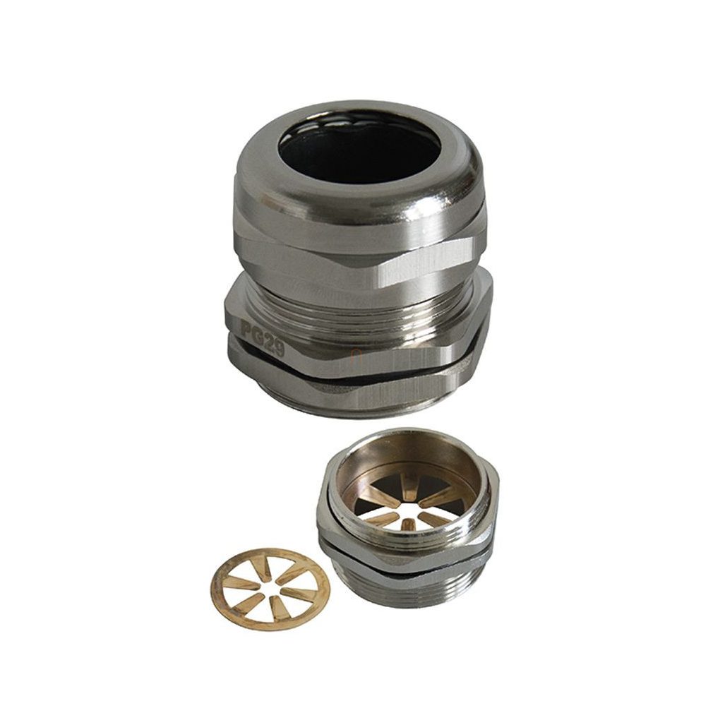 Bloc metalic M63 + piuliță 37-44 mm IP68 EMC 250664 Haupa