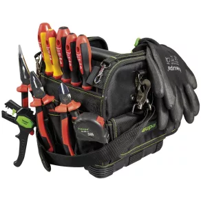   Geantă pentru scule SquareBag Basic 1000V cu 11 compartimente Haupa 220706