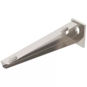   Obo fali és oszlopkonzol rácsos kábeltálcához B210mm, felületkezelés nélkül, utókezelt, nemesacél 6420628