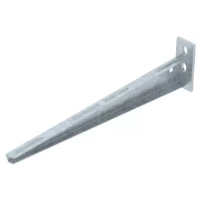 Consolă de perete și stâlp Obo, zinc, B410 mm, 6420921