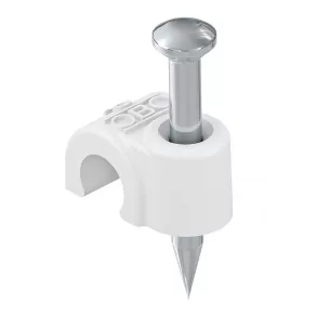 Obo ISO Nagel-Clip, alb ca zăpada, 6 mm, L35 2225425