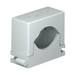   Clemă de prindere Obo cu prindere prin fixare, gri deschis, 27–43 mm, 2250438