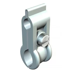   Clemă de fixare pentru cablu de oțel, gri deschis, 16-23 mm, 2305232