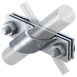   Clemă pentru conectarea la ghidajele rotunde și plate Obo, 25 mm 5001668