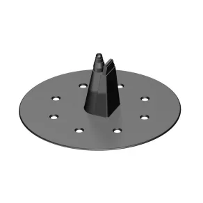   Garnitură de trecere pentru acoperiș Obo pentru conducte rotunde și plate, negru 250x250x100 5201101