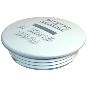 Capac cu șurub Obo, gri deschis M32 2033021